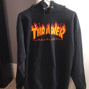 THRASHER HOODIE (Black)